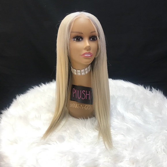 Other - 100% virgin European ash blonde lace frontal wig